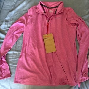 Merrell Heathered Pink Zip Pullover